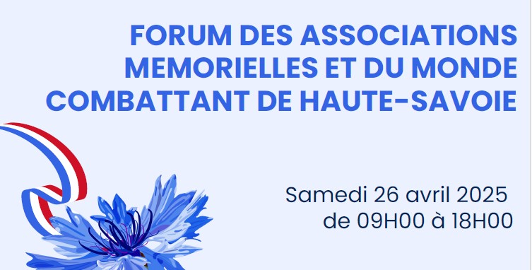 Forum des Associations mémorielles et du monde combattant de Haute-Savoie