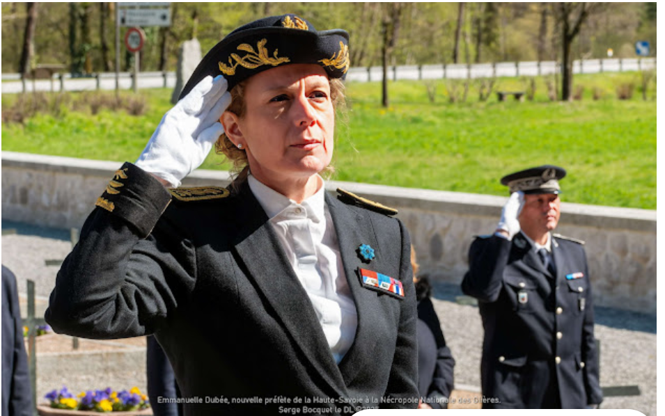 Hommage au monde combattant de la nouvelle Préfète