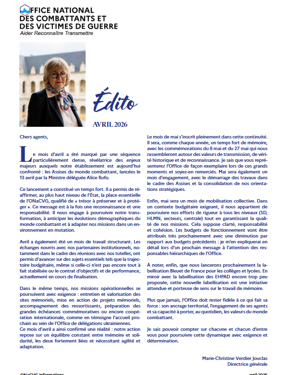 Lettre de L’ONACVG- avril 2026