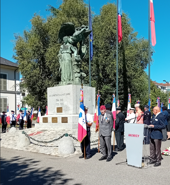 La Libération commémorée à Annecy